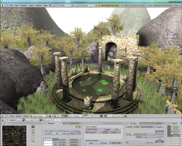 Modelagem 3D de ambiente no Blender