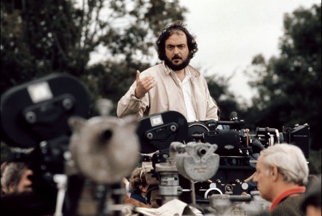 Diretor Kubrick em set